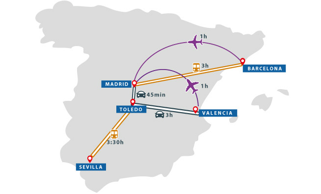 Cómo ir a Toledo desde Madrid: AVE, autobús, tour